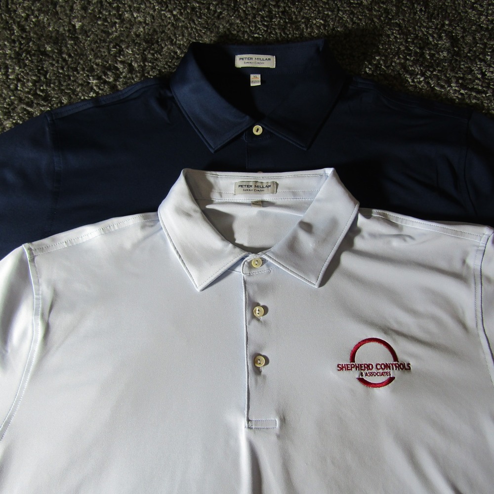 Peter Millar Polo Shirt Mens XL Lot Of 2 Summer Comfort Solid Performance Golf
